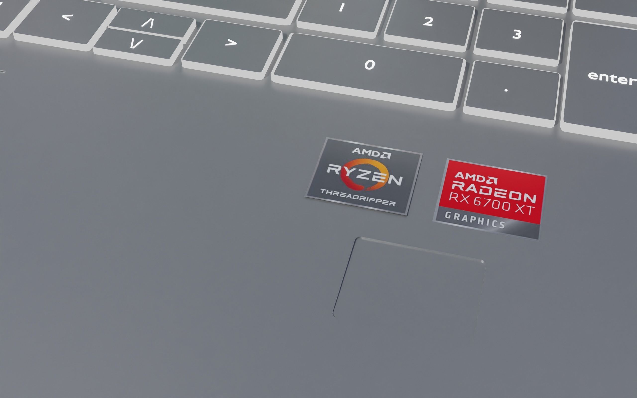 Gaming laptop 3D model_2