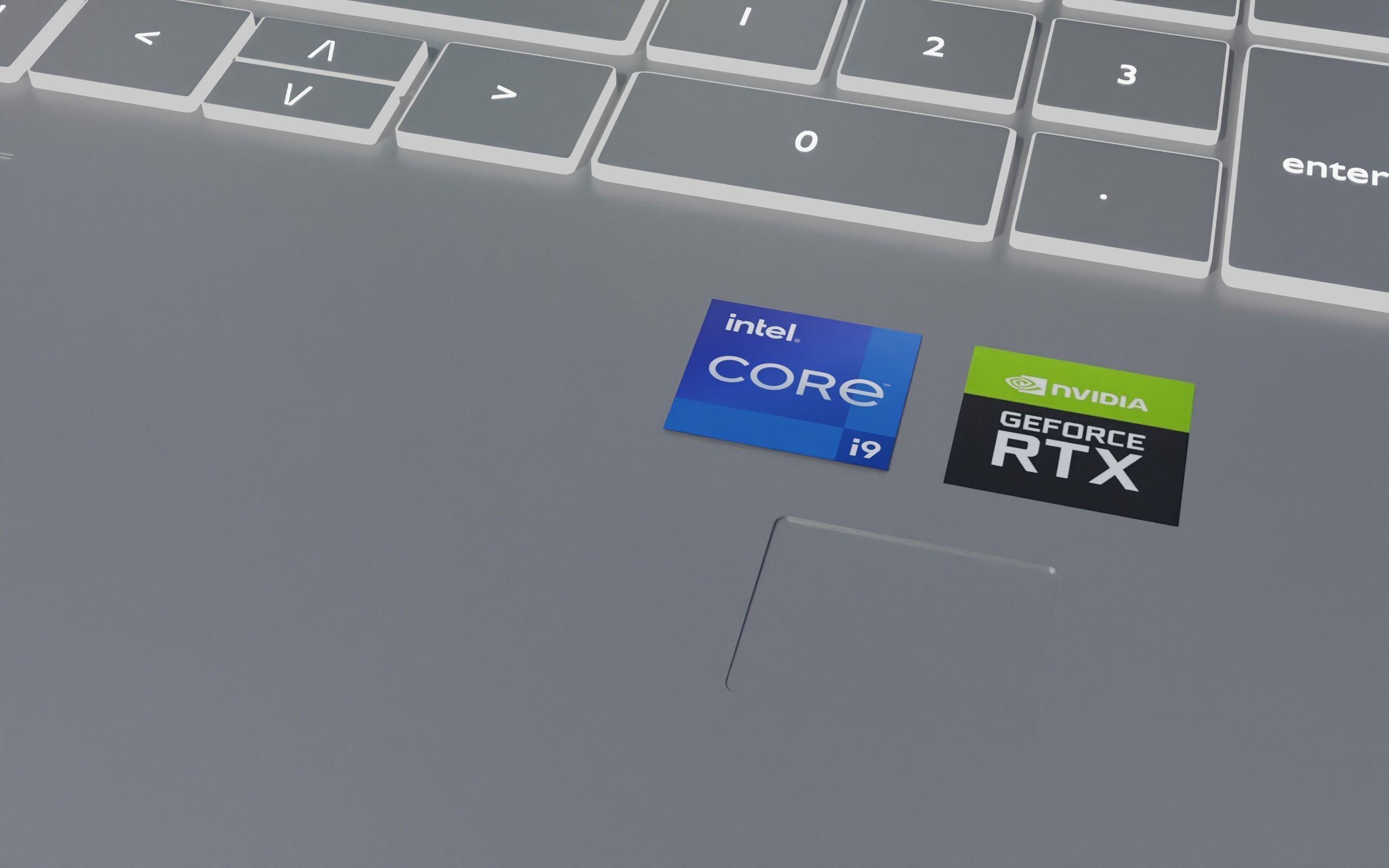 Gaming laptop 3D model_1