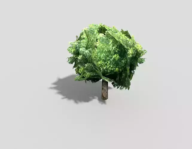 low poly tree