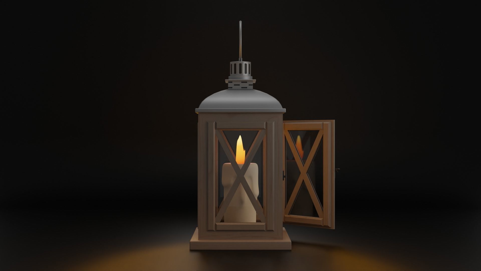 Lantern 3D model_9