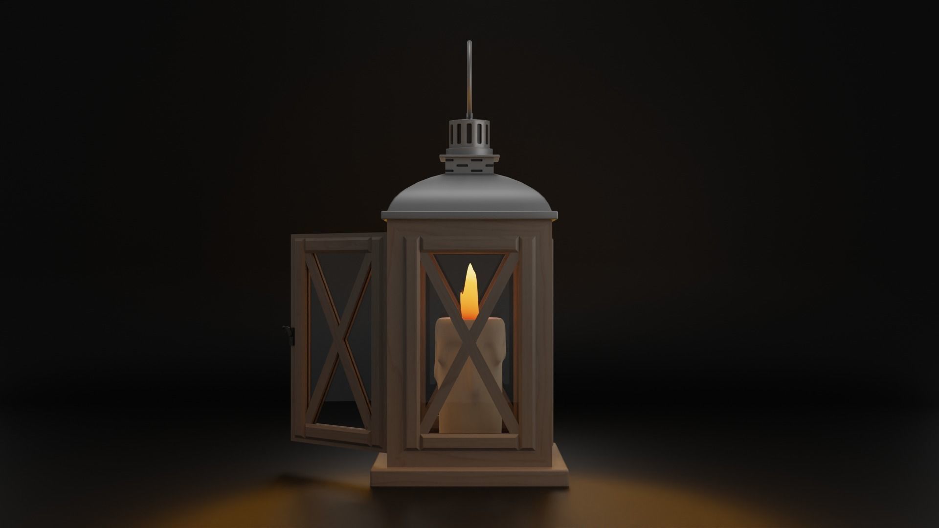 Lantern 3D model_5