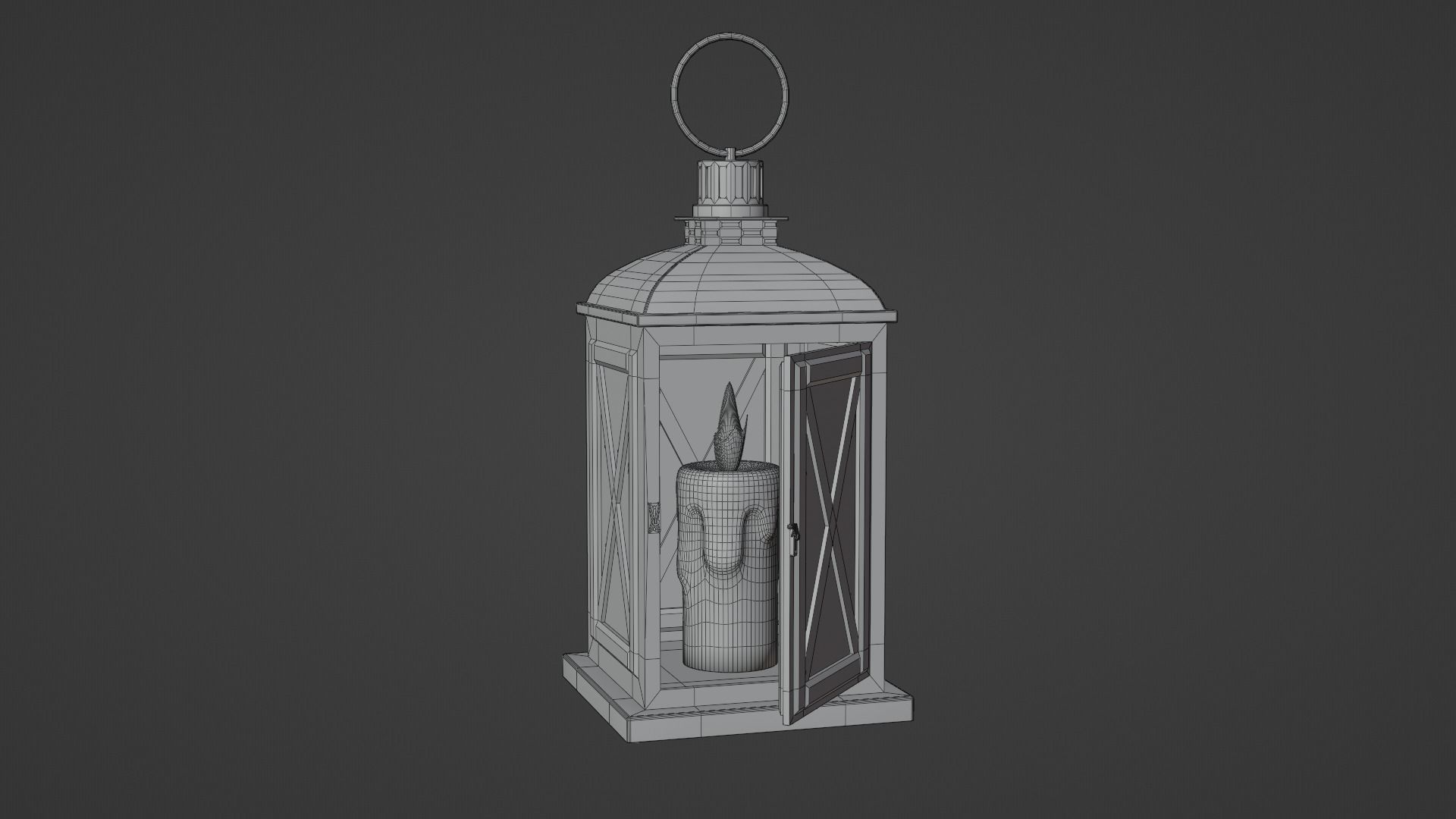 Lantern 3D model_2