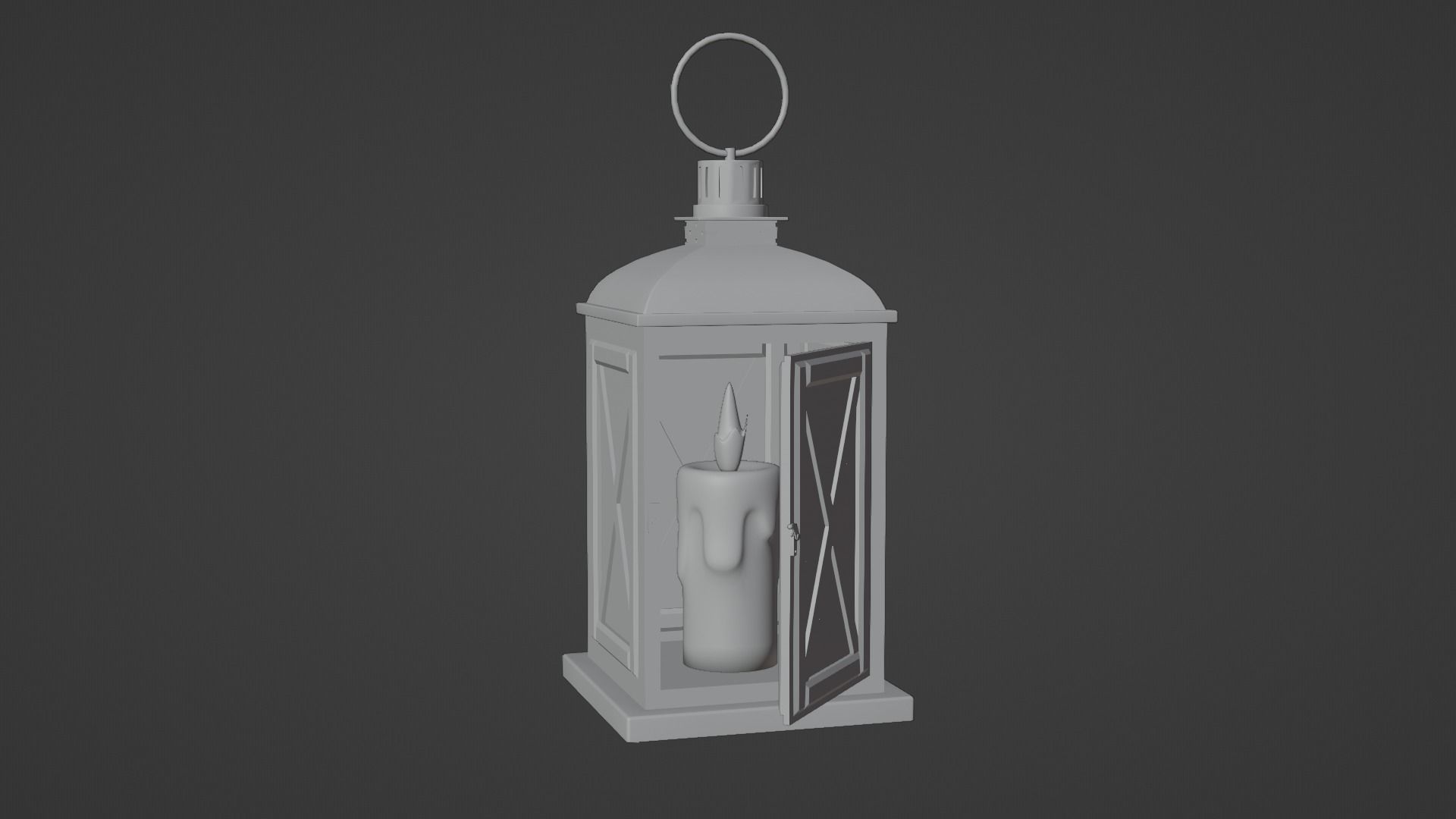 Lantern 3D model_1