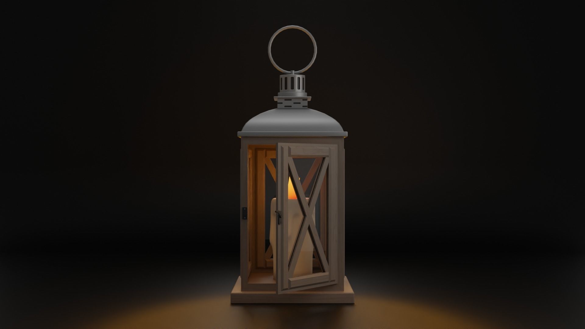 Lantern 3D model_3
