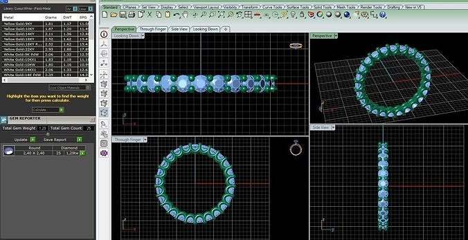 15 ring U 2 4 3D print model