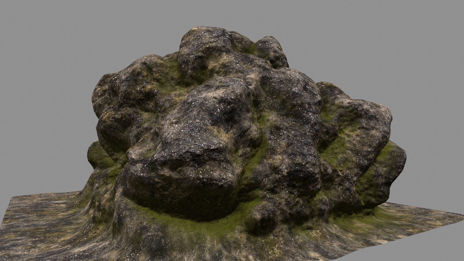 Mountain Rock 3D model_3