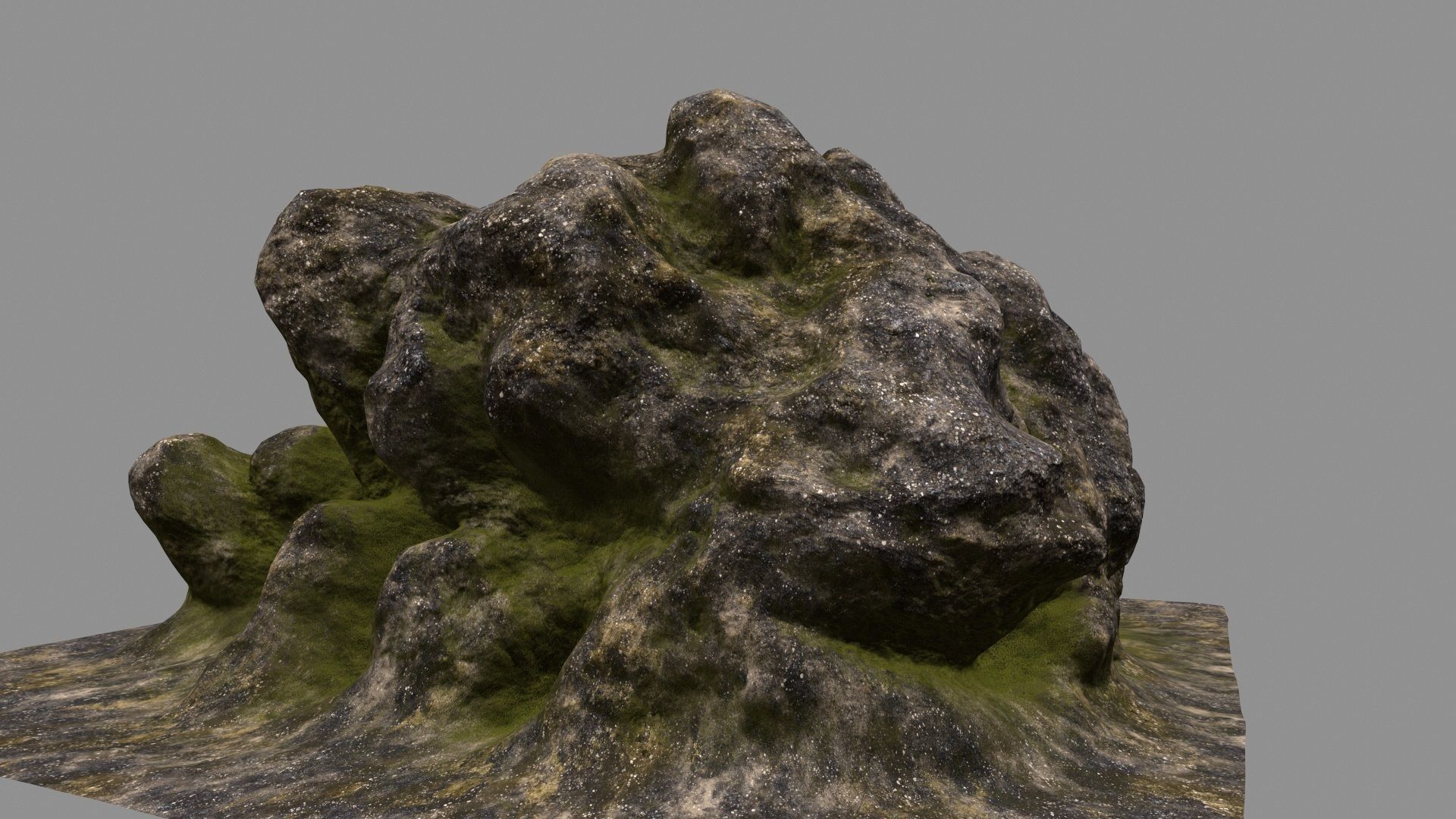 Mountain Rock 3D model_5