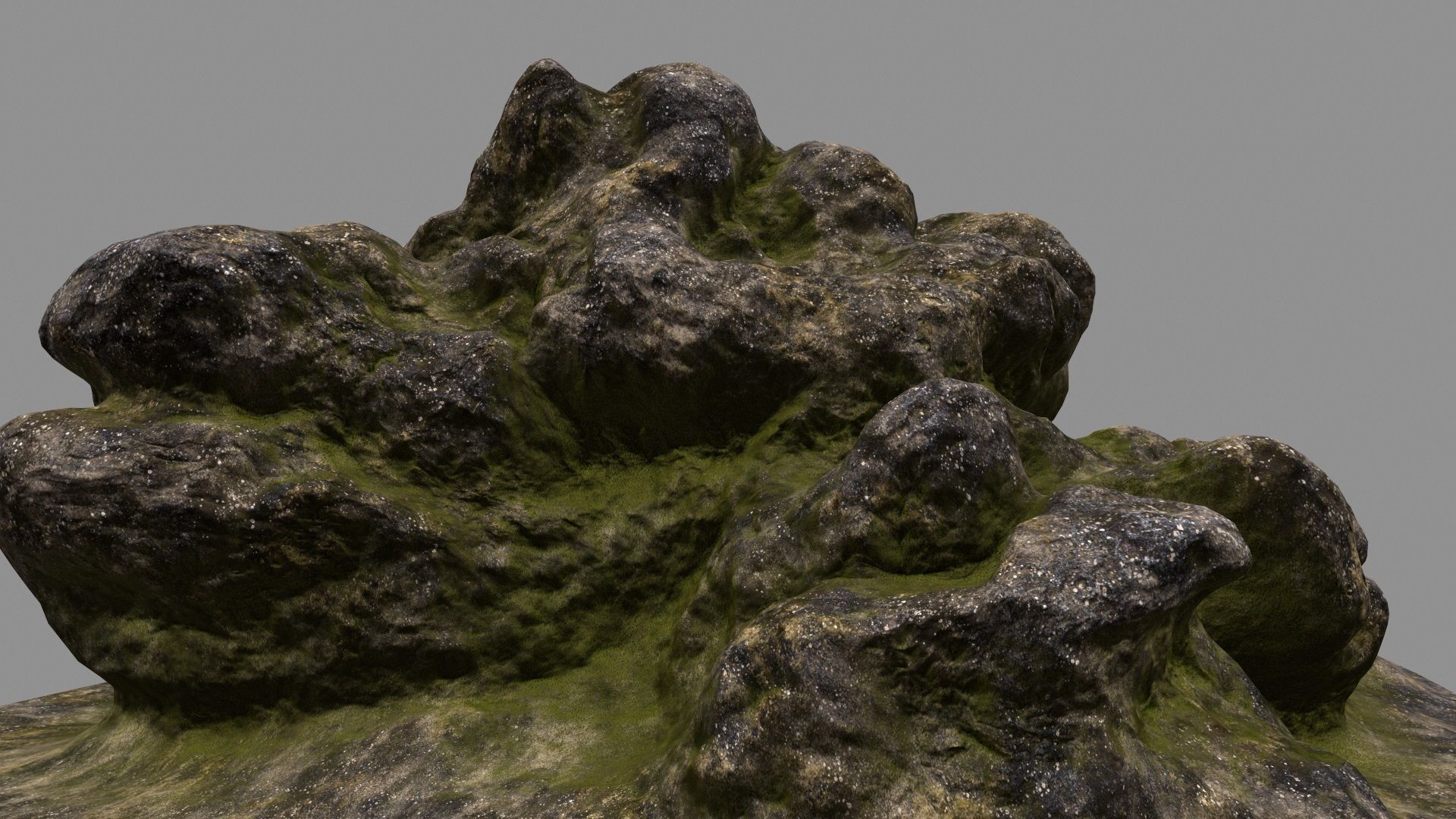 Mountain Rock 3D model_4