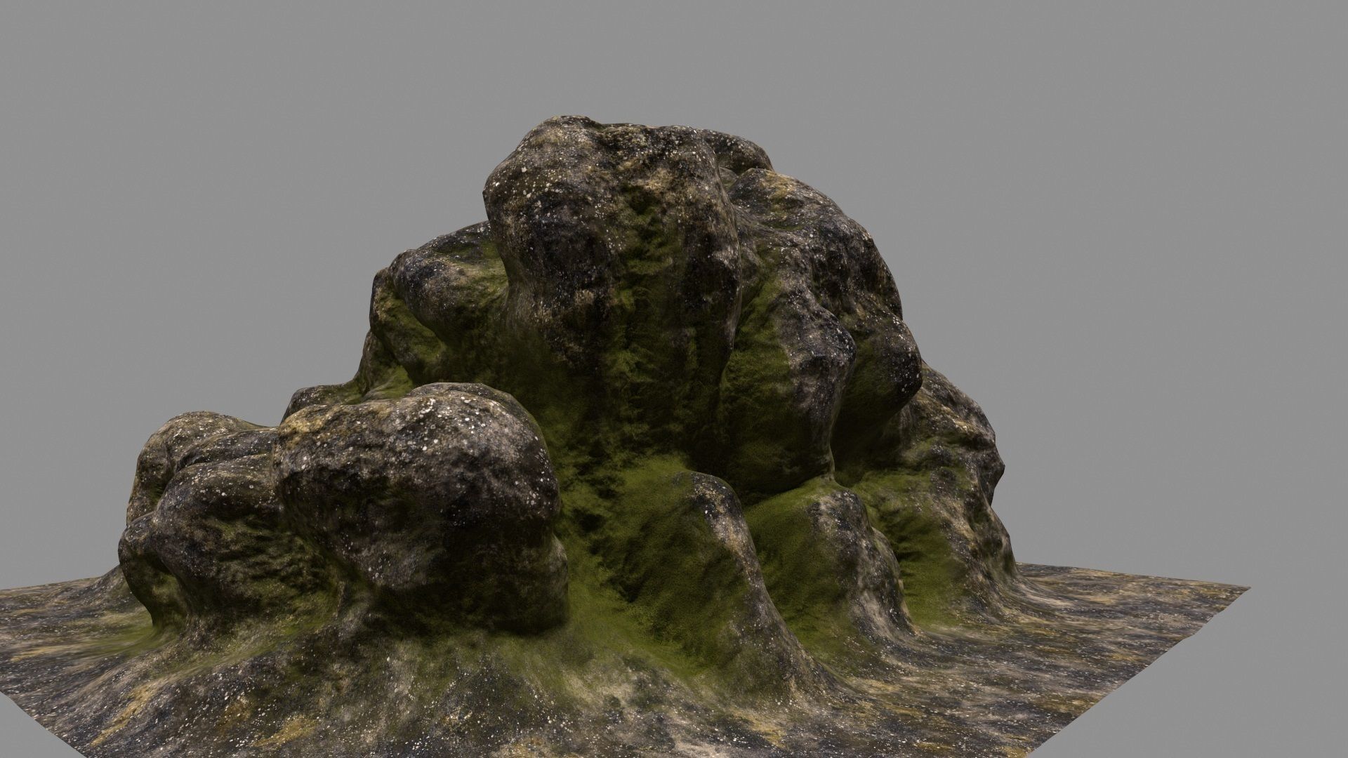 Mountain Rock 3D model_7