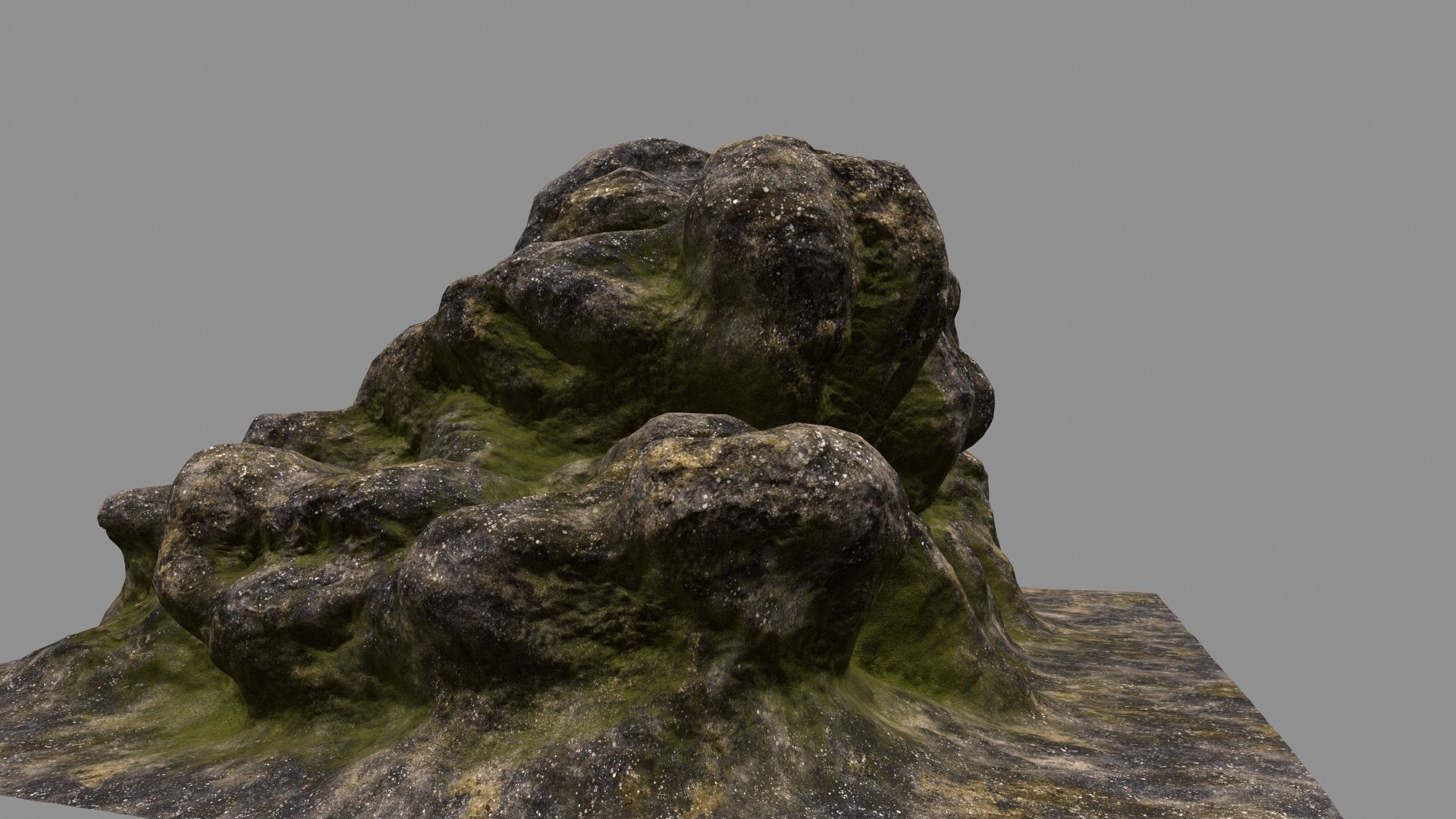 Mountain Rock 3D model_8