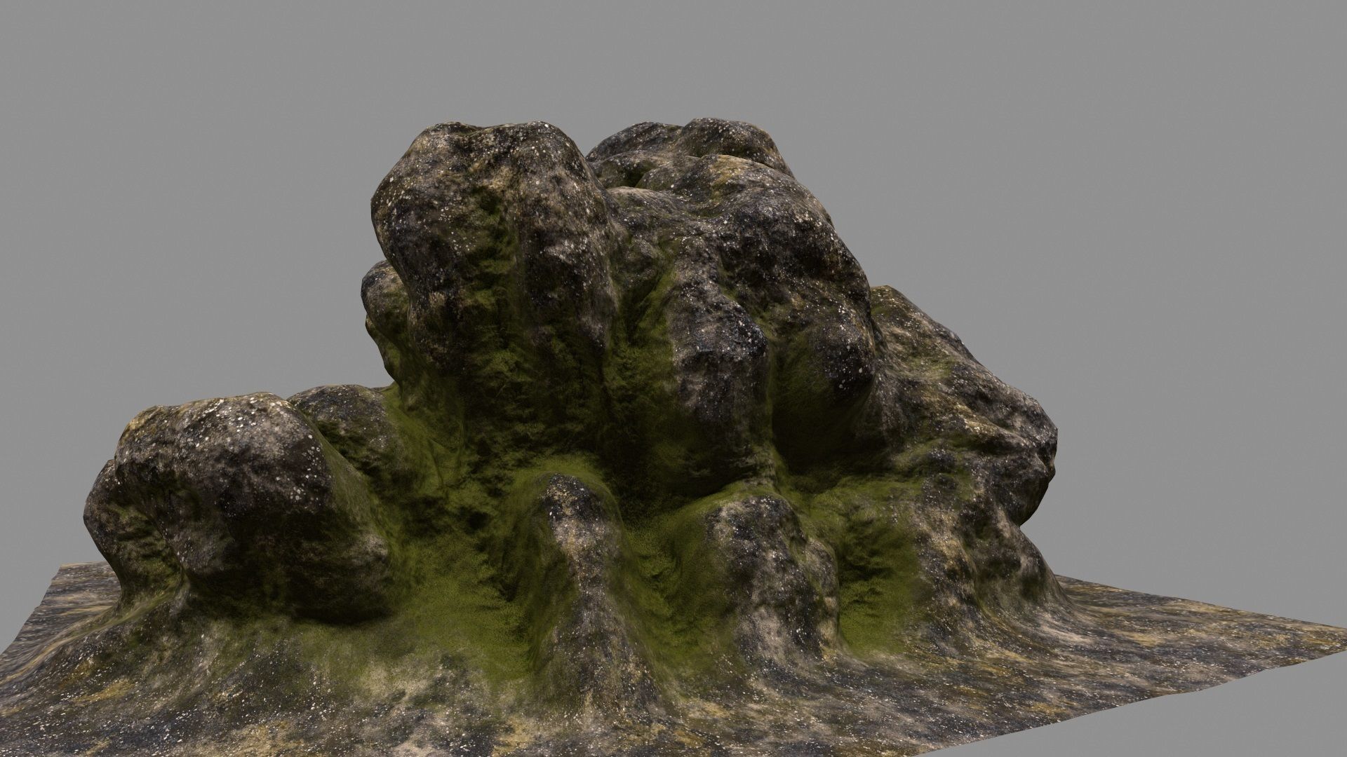Mountain Rock 3D model_6