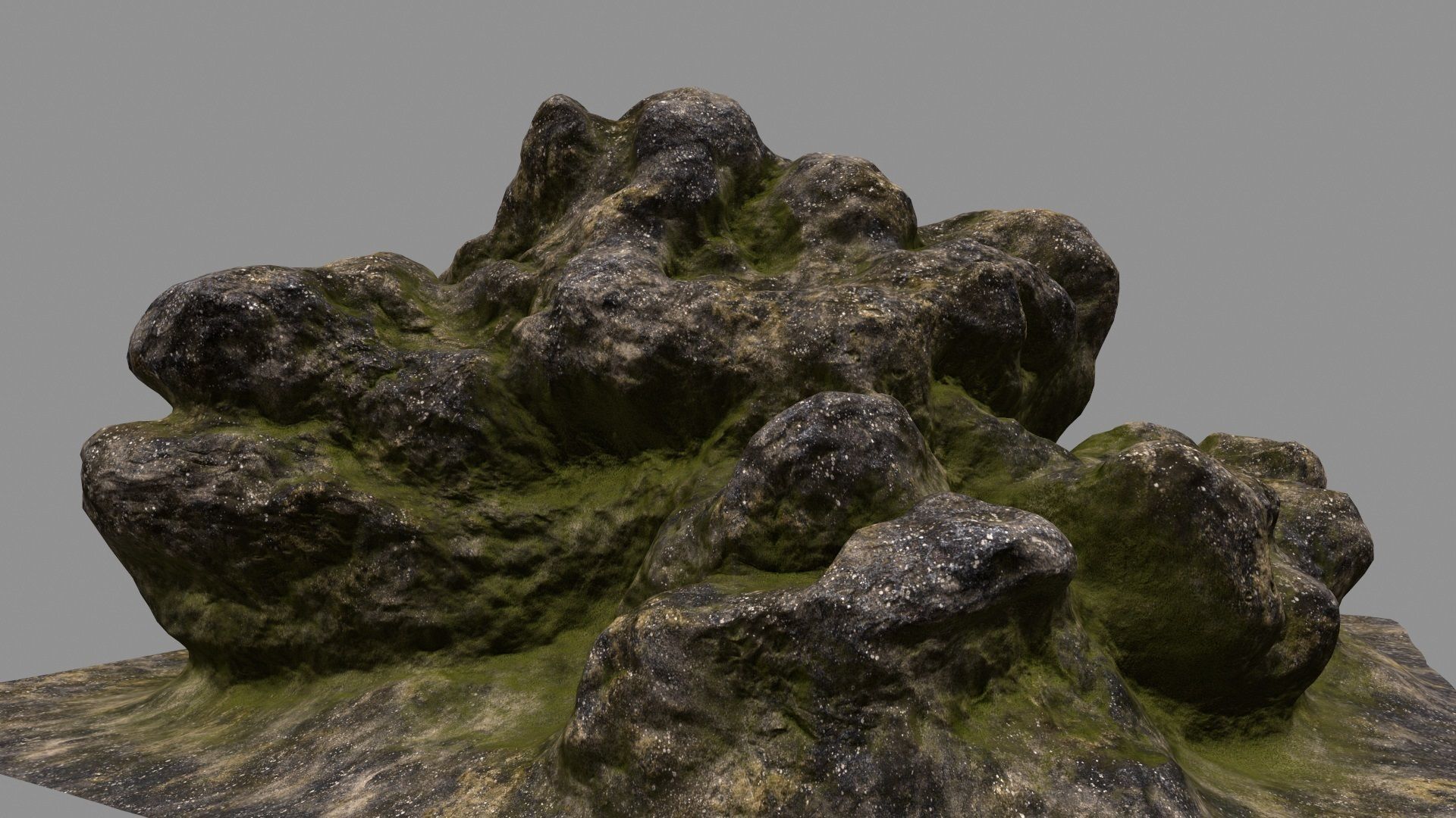 Mountain Rock 3D model_11