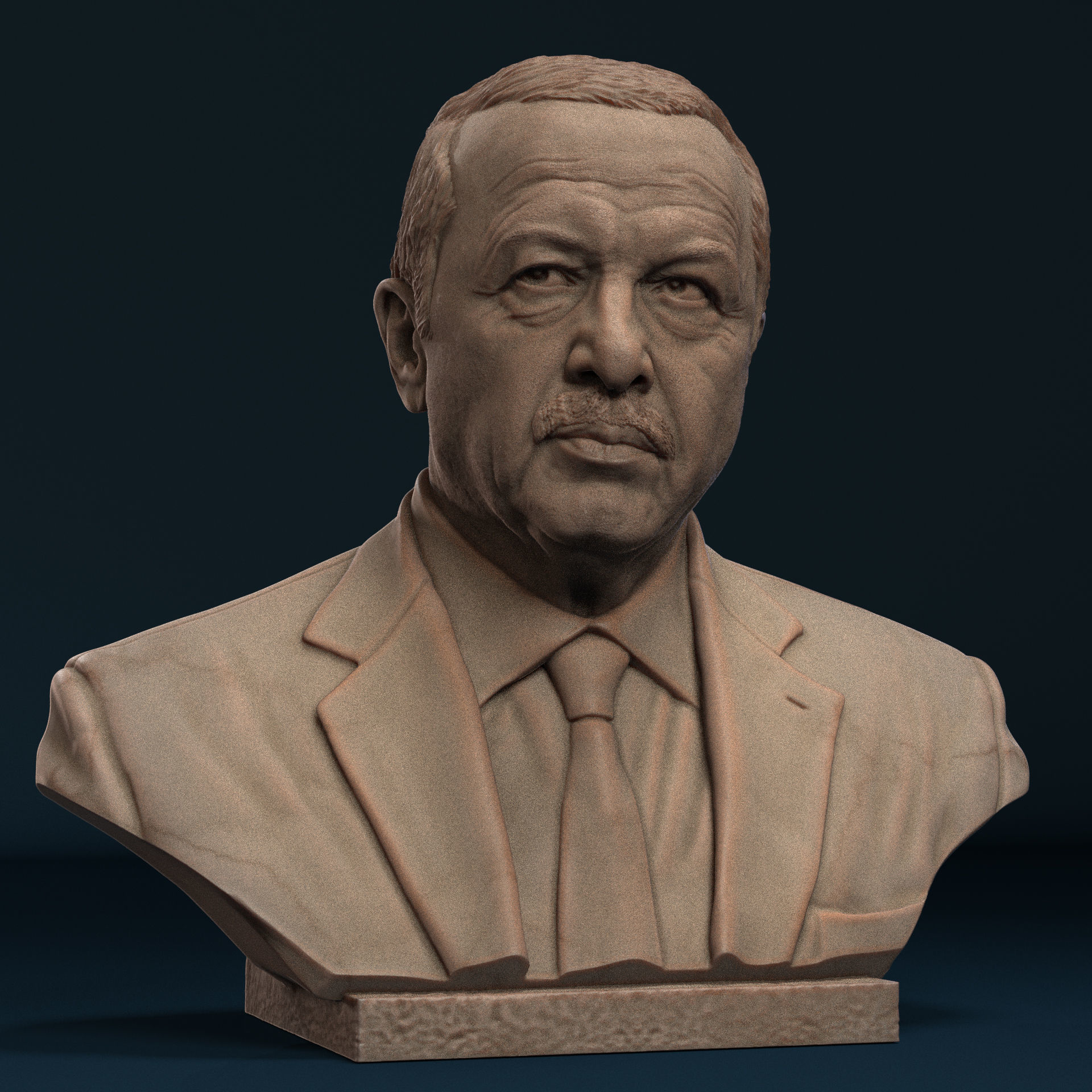 Recep Erdogan 3D print model_3