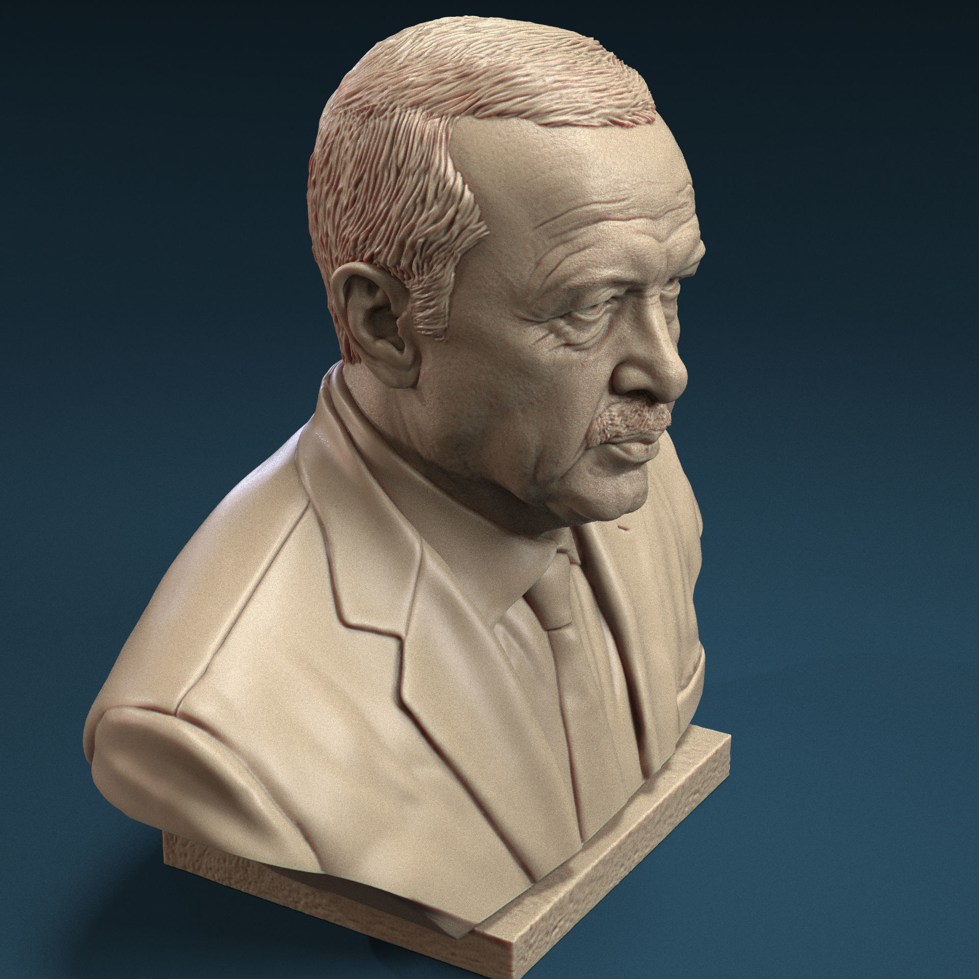 Recep Erdogan 3D print model_6