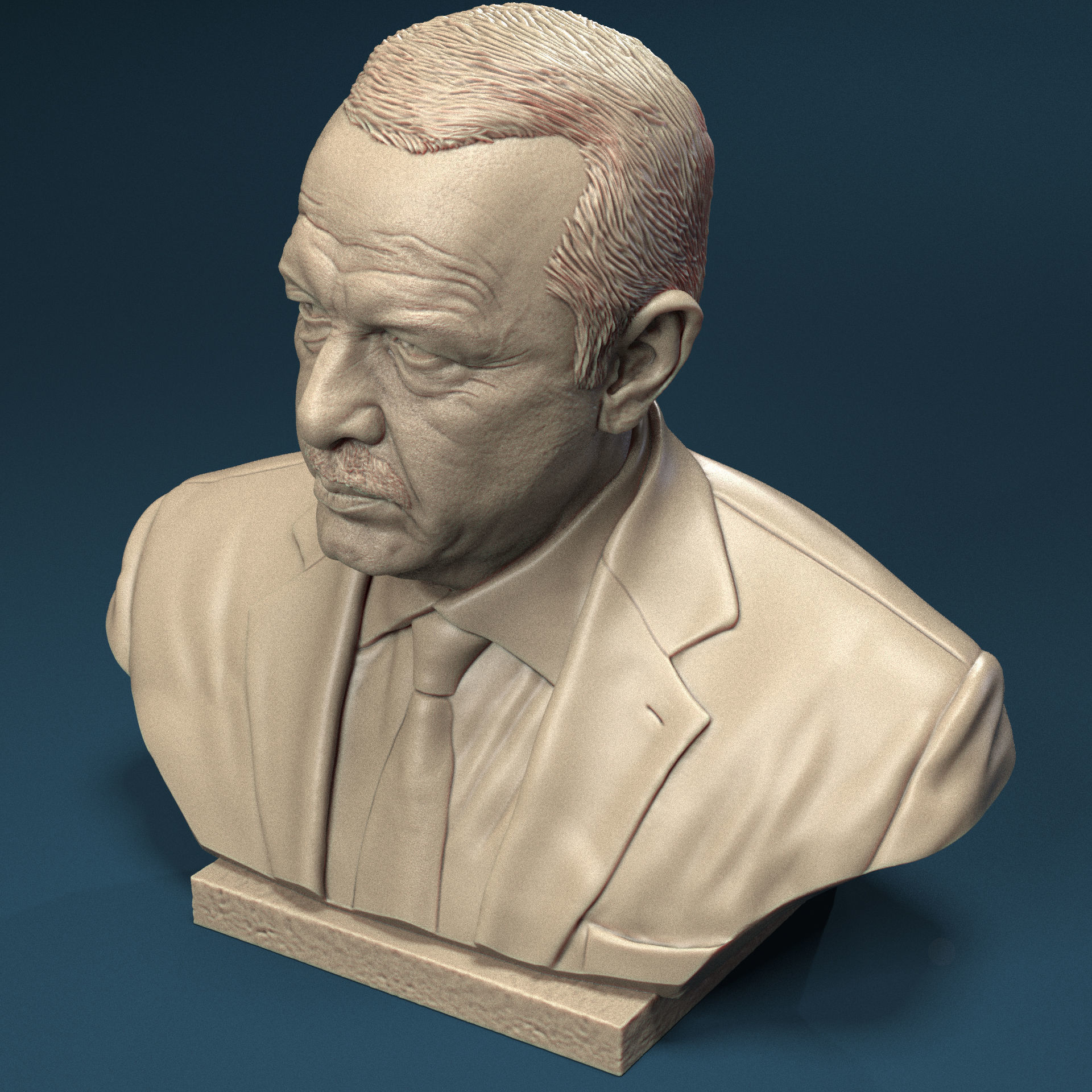 Recep Erdogan 3D print model_7