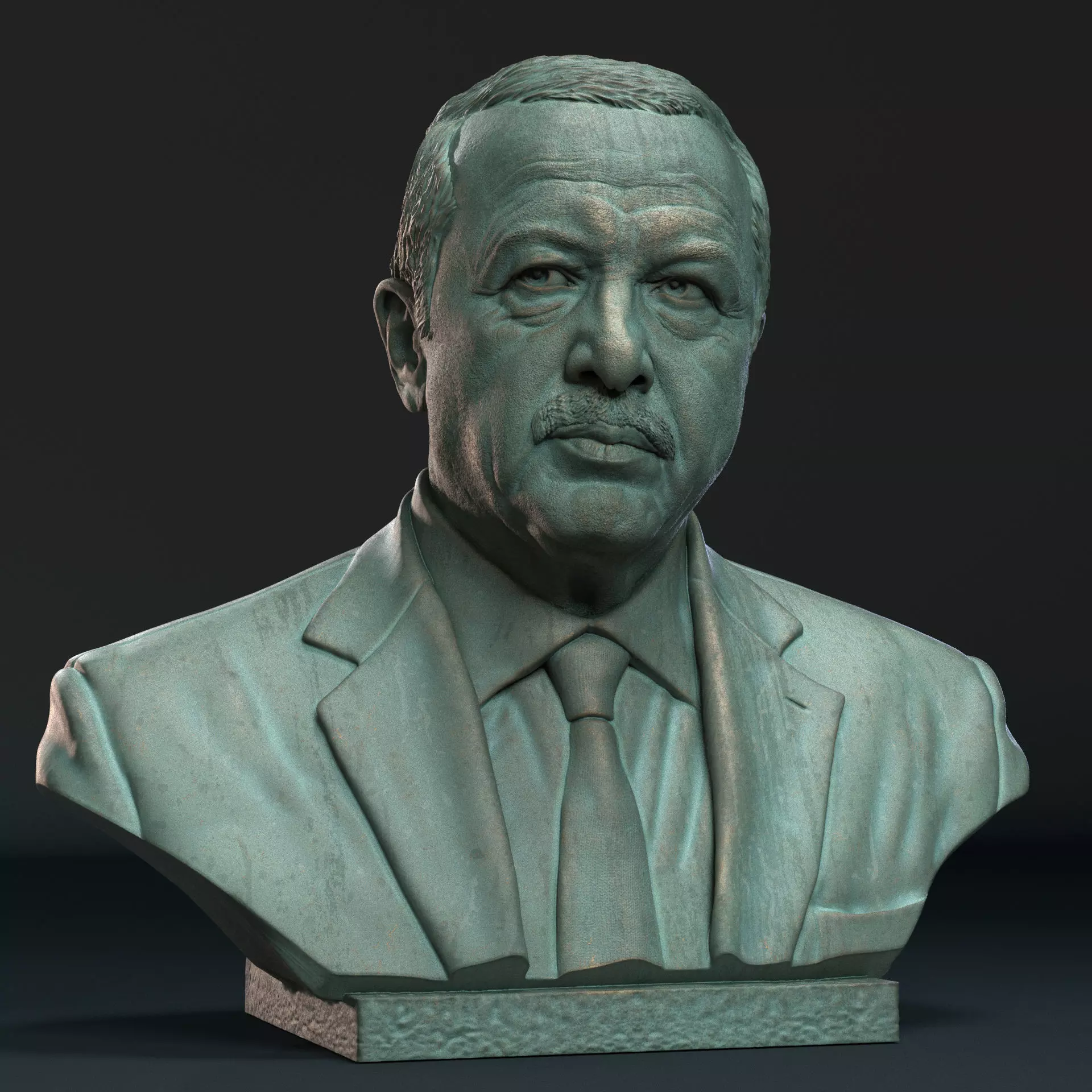 Recep Erdogan 3D print model_0
