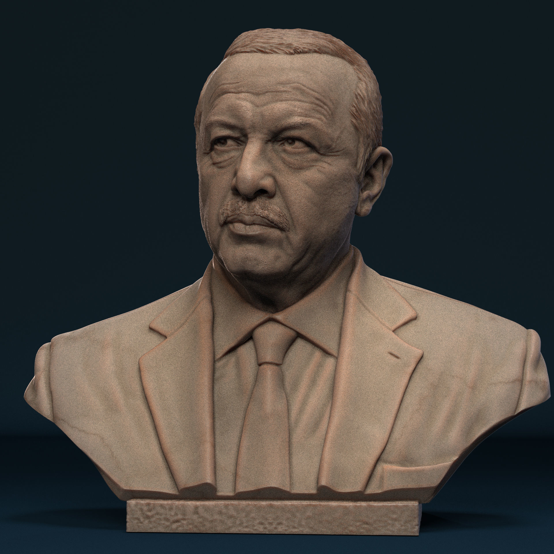 Recep Erdogan 3D print model_5