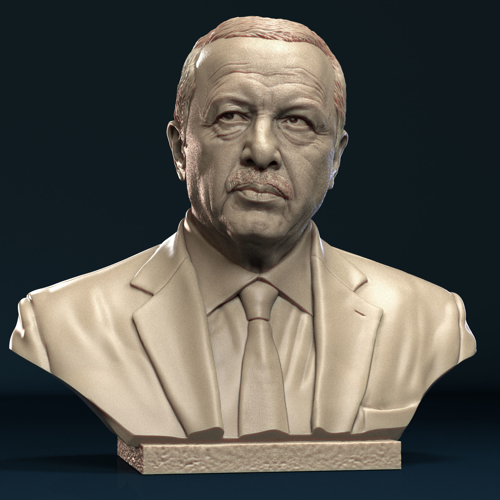 Recep Erdogan 3D print model_2
