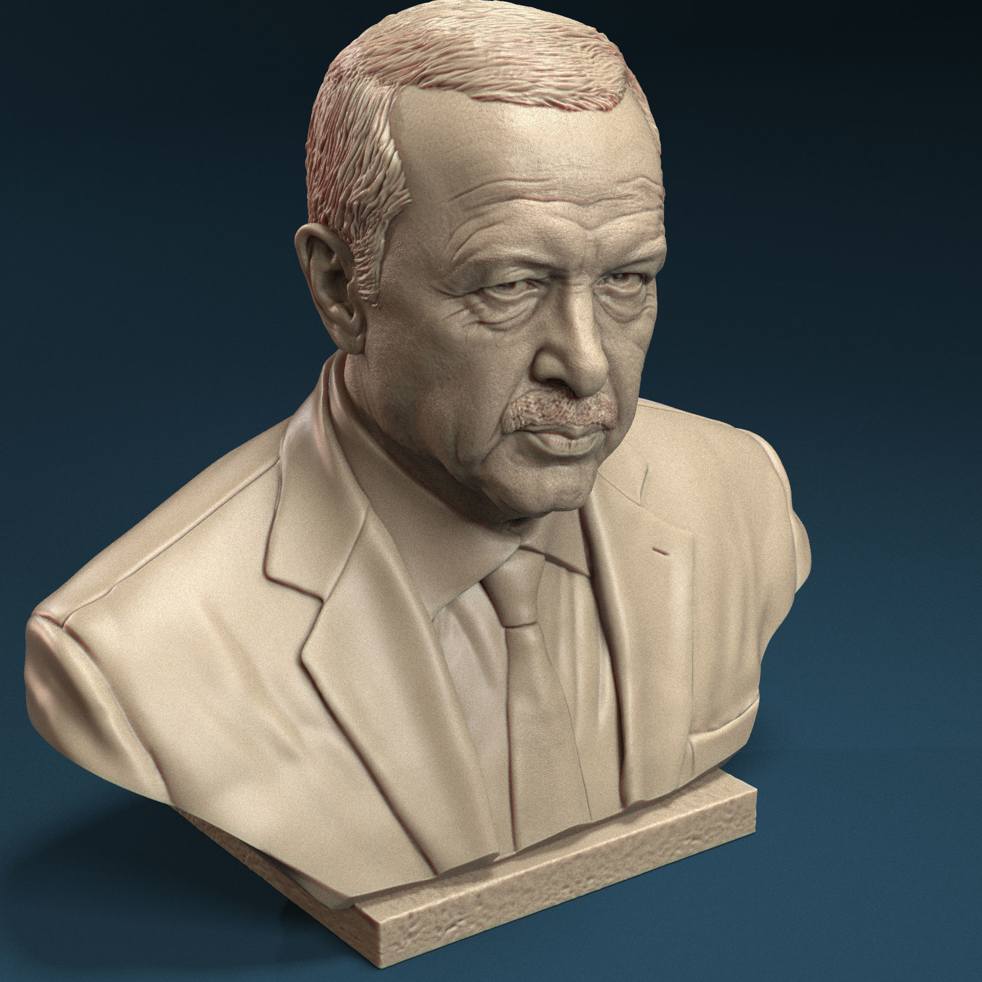 Recep Erdogan 3D print model_8