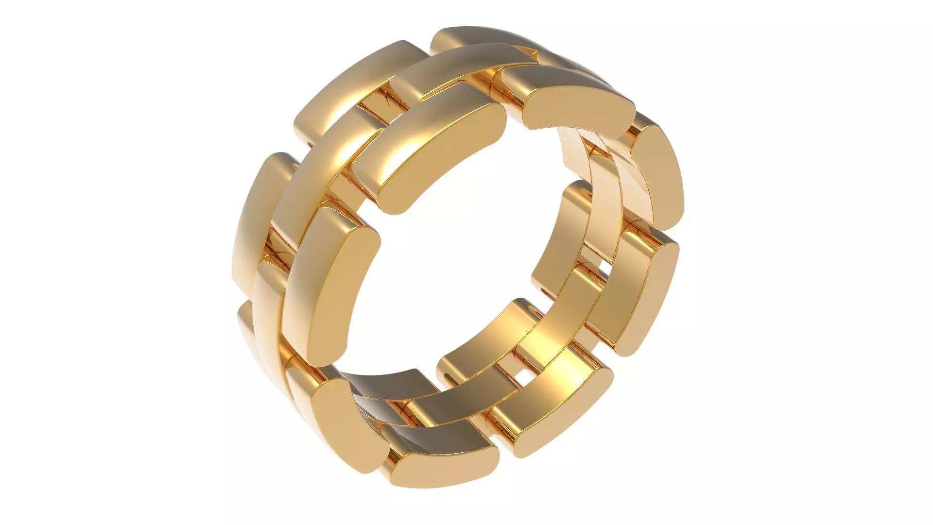 Maillon Eternity Ring 17 5mm 3D print model_0