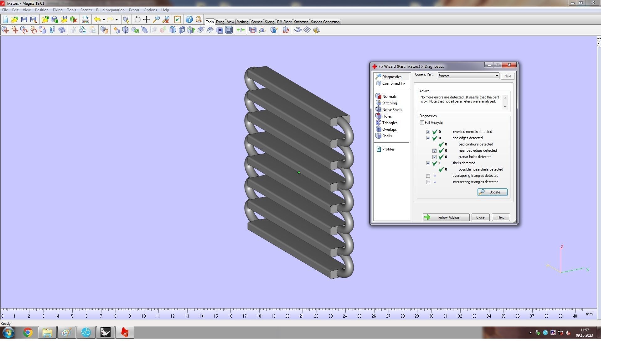 Maillon Eternity Ring 17 5mm 3D print model_10