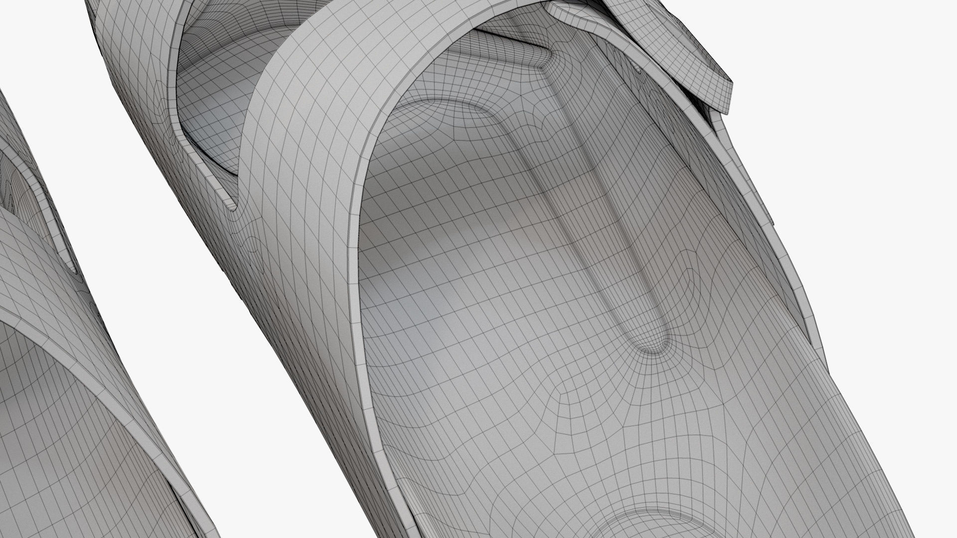 Birkenstock Arizona Grey Leather 3D model_17