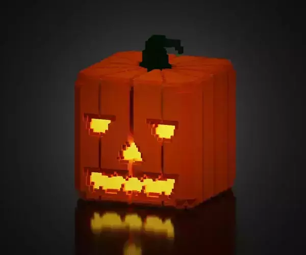 Voxel Halloween Pumpkin
