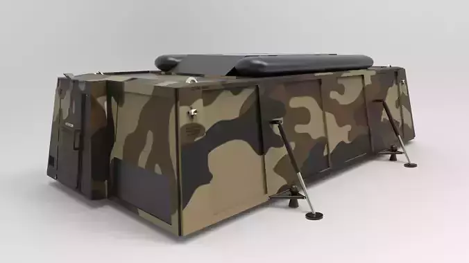 military portable basecamp 3D model