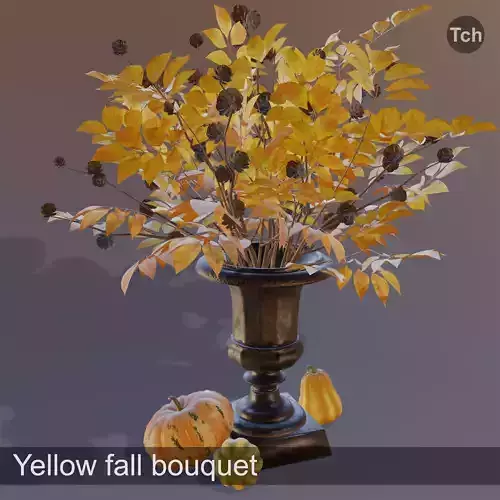 Yellow fall bouquet