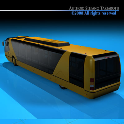 City bus 3D model_5