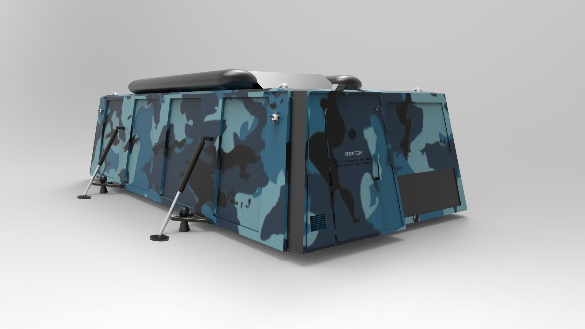 military pod basecamp 3D model_3