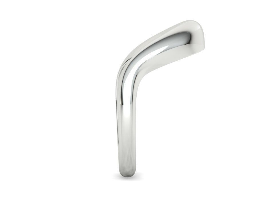 Wavy Dome Ring Curvy statement ring 3dmodel 3D print model_27