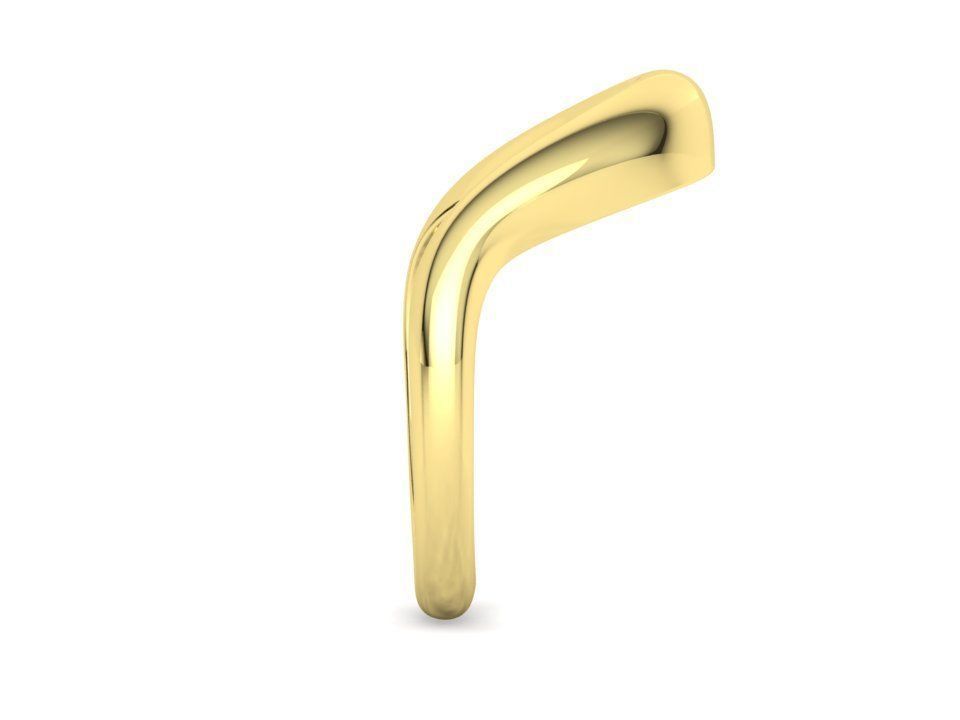 Wavy Dome Ring Curvy statement ring 3dmodel 3D print model_26