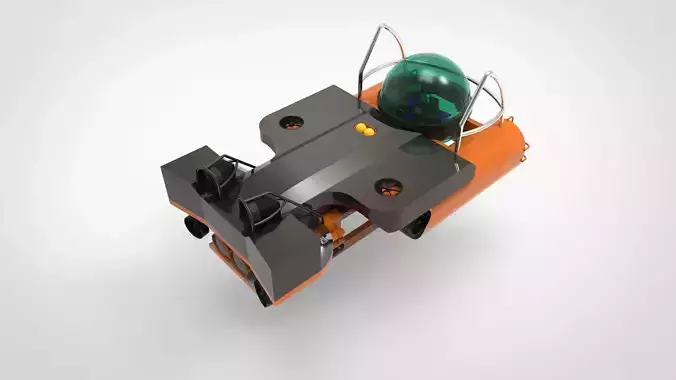 Research submersible 3D model
