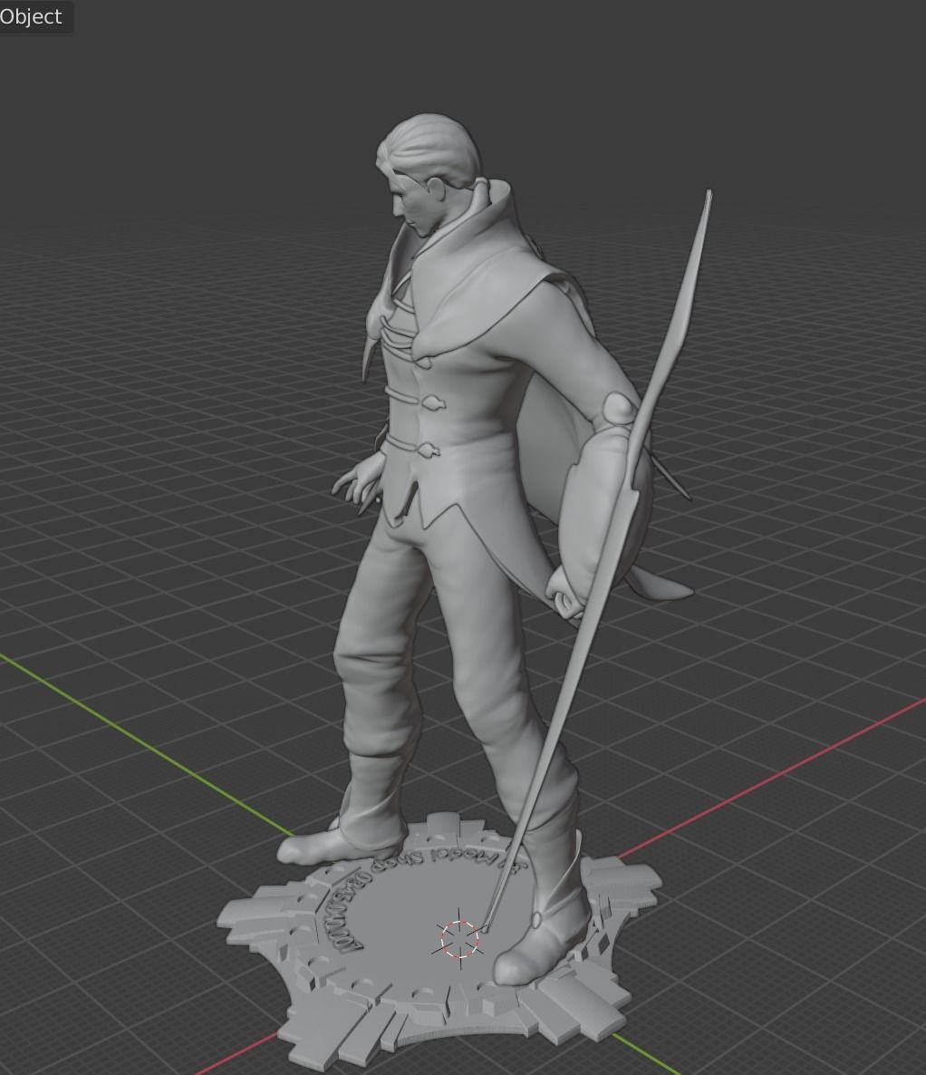 Quillen for print  3D print model_6