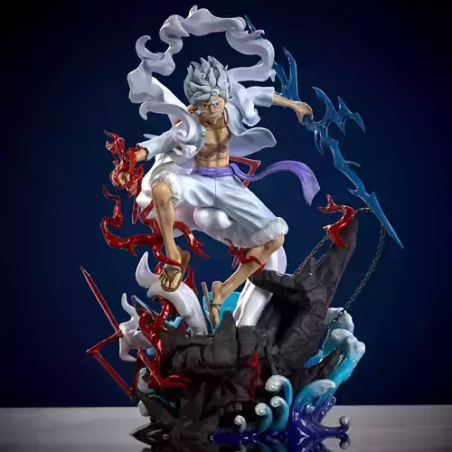 Luffy Gear 5 3D print model 3D print model