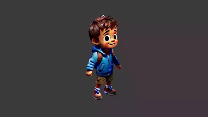 Kid Cartoon Character