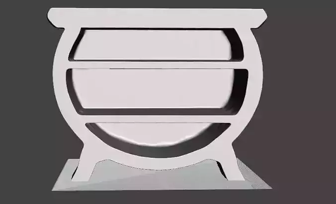 witches cauldron crystal display 3D print model
