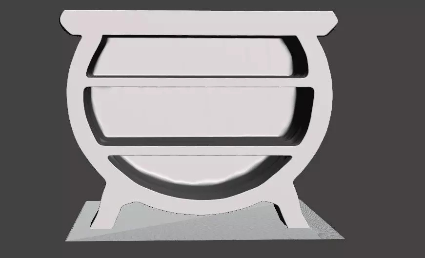 witches cauldron crystal display 3D print model