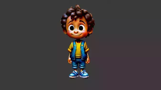 Kid Cartoon Character