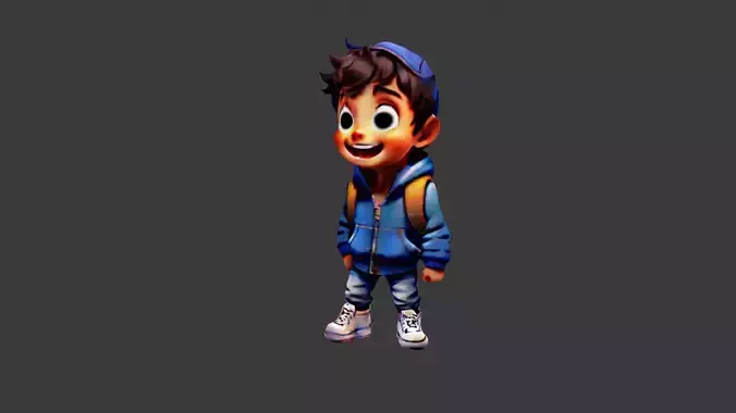 Kid Cartoon Character