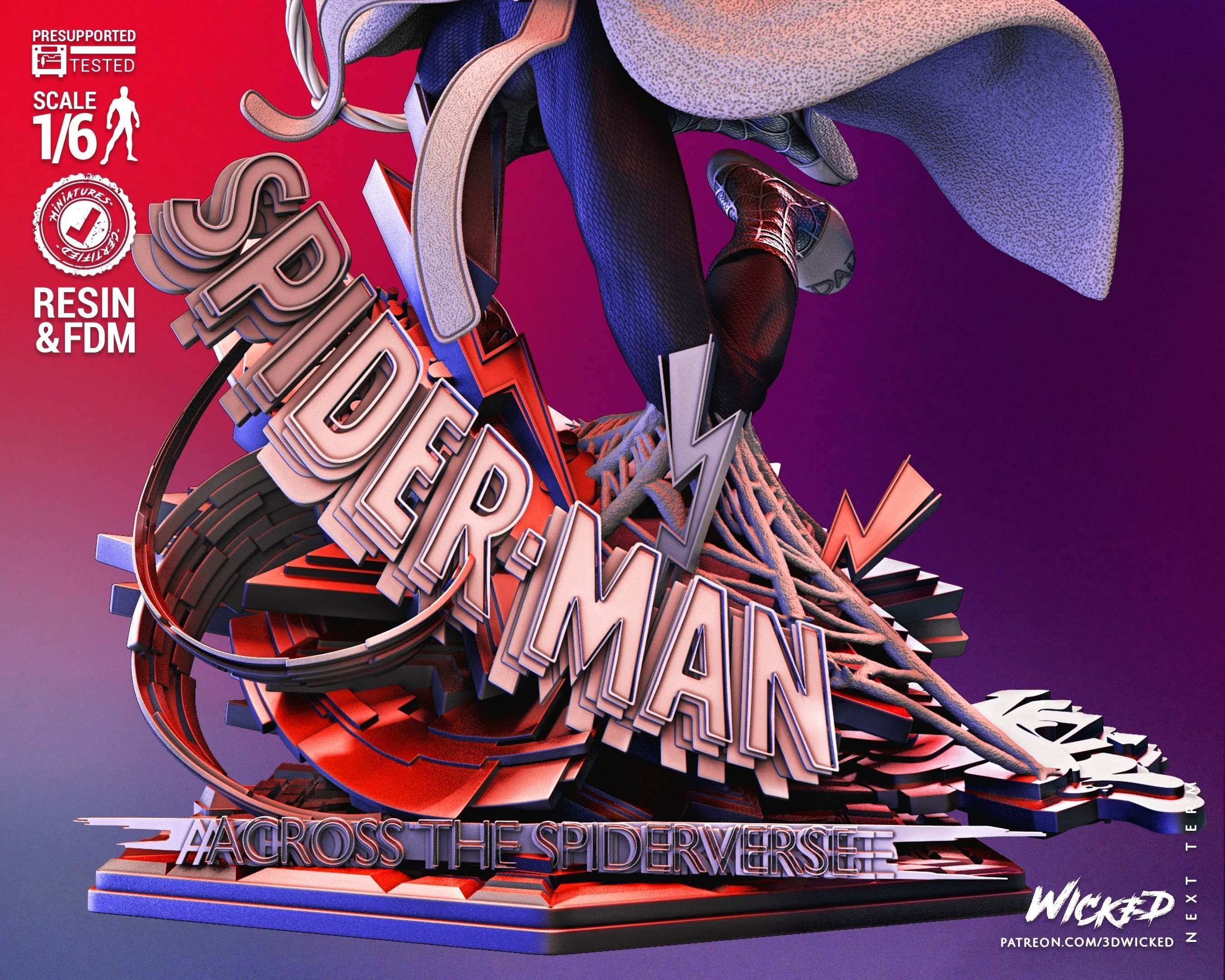 Peter B Parker and Mayday Sculpture Tested for 3D printing 3D print model_61