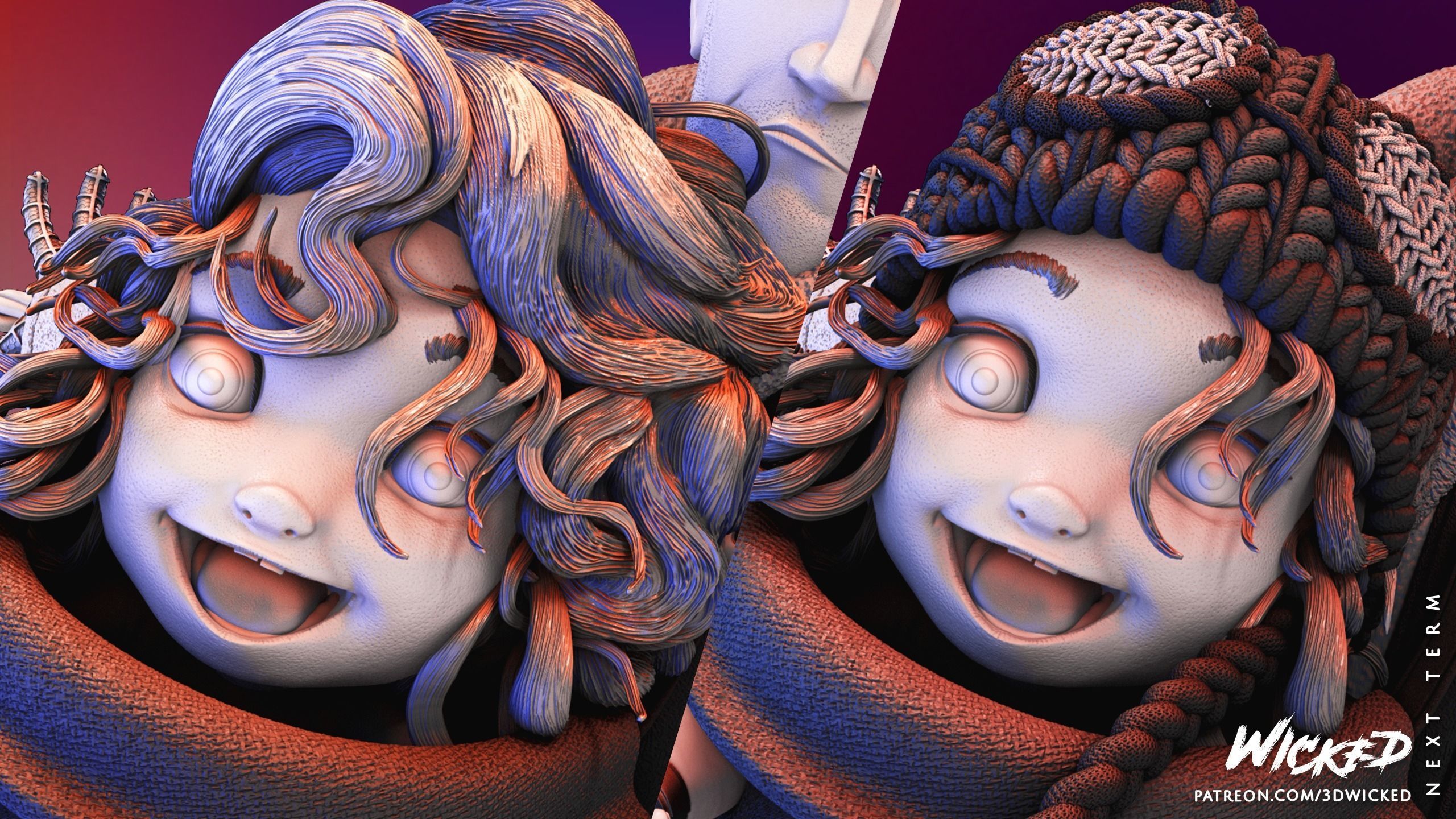 Peter B Parker and Mayday Sculpture Tested for 3D printing 3D print model_40