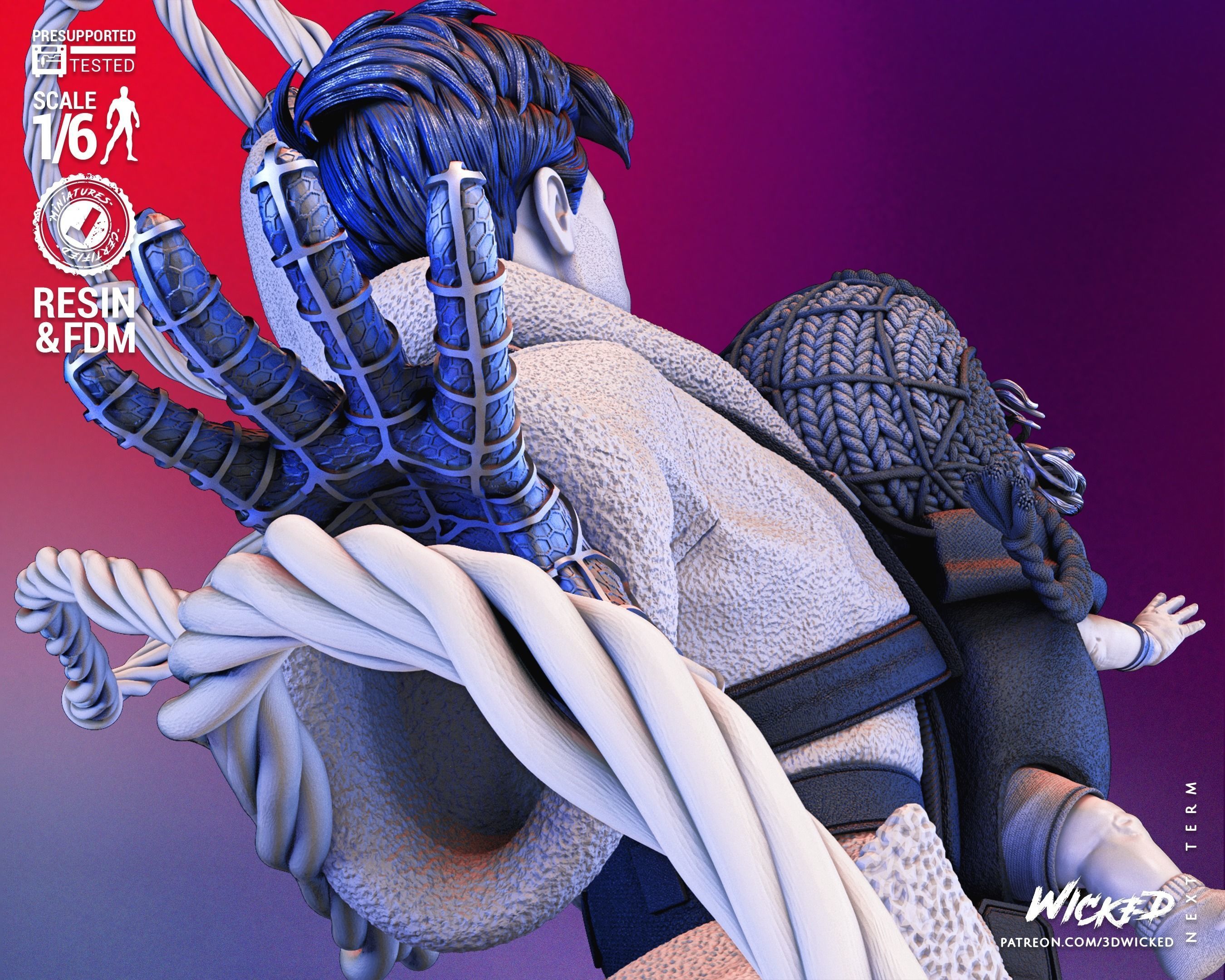 Peter B Parker and Mayday Sculpture Tested for 3D printing 3D print model_18