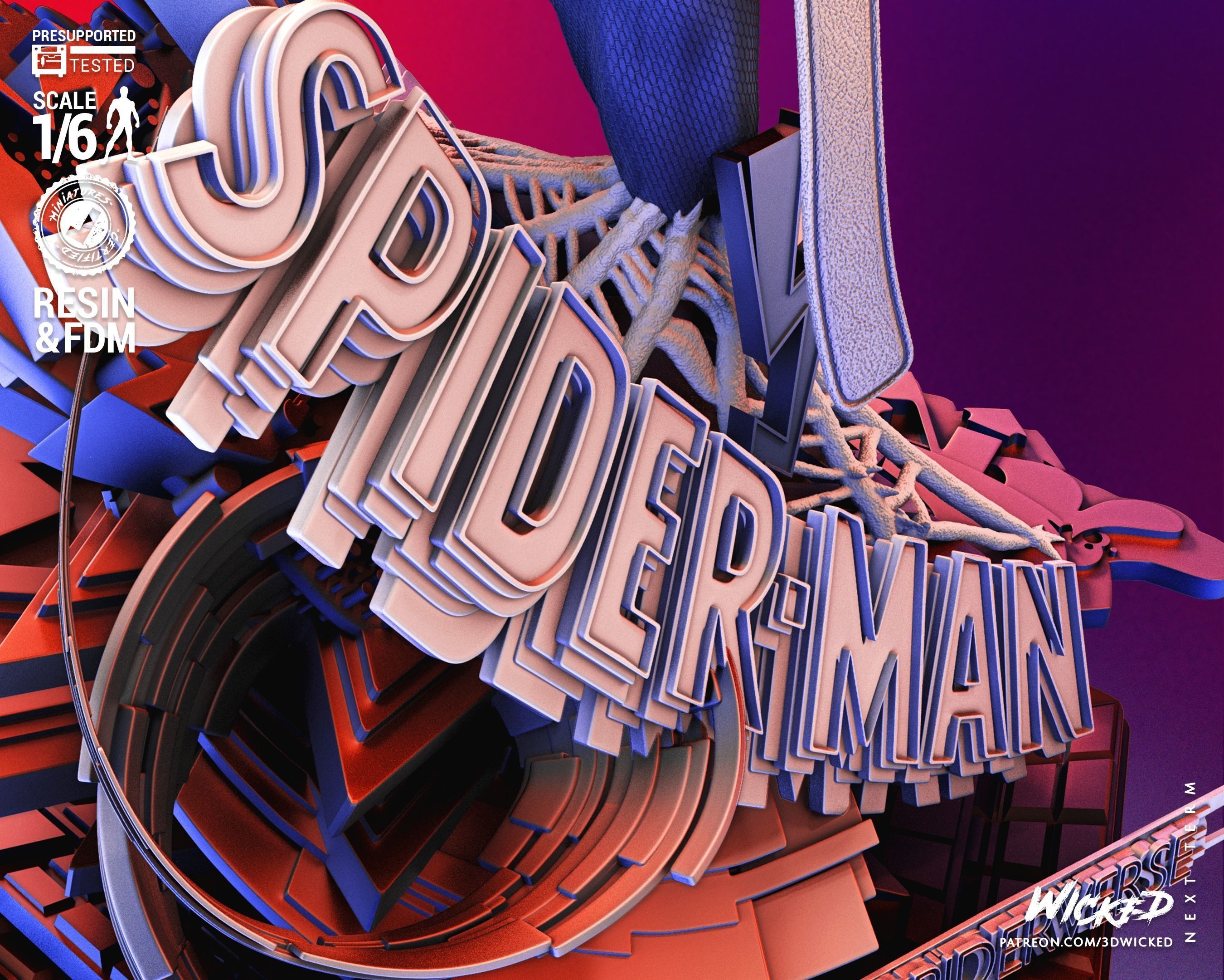 Peter B Parker and Mayday Sculpture Tested for 3D printing 3D print model_22