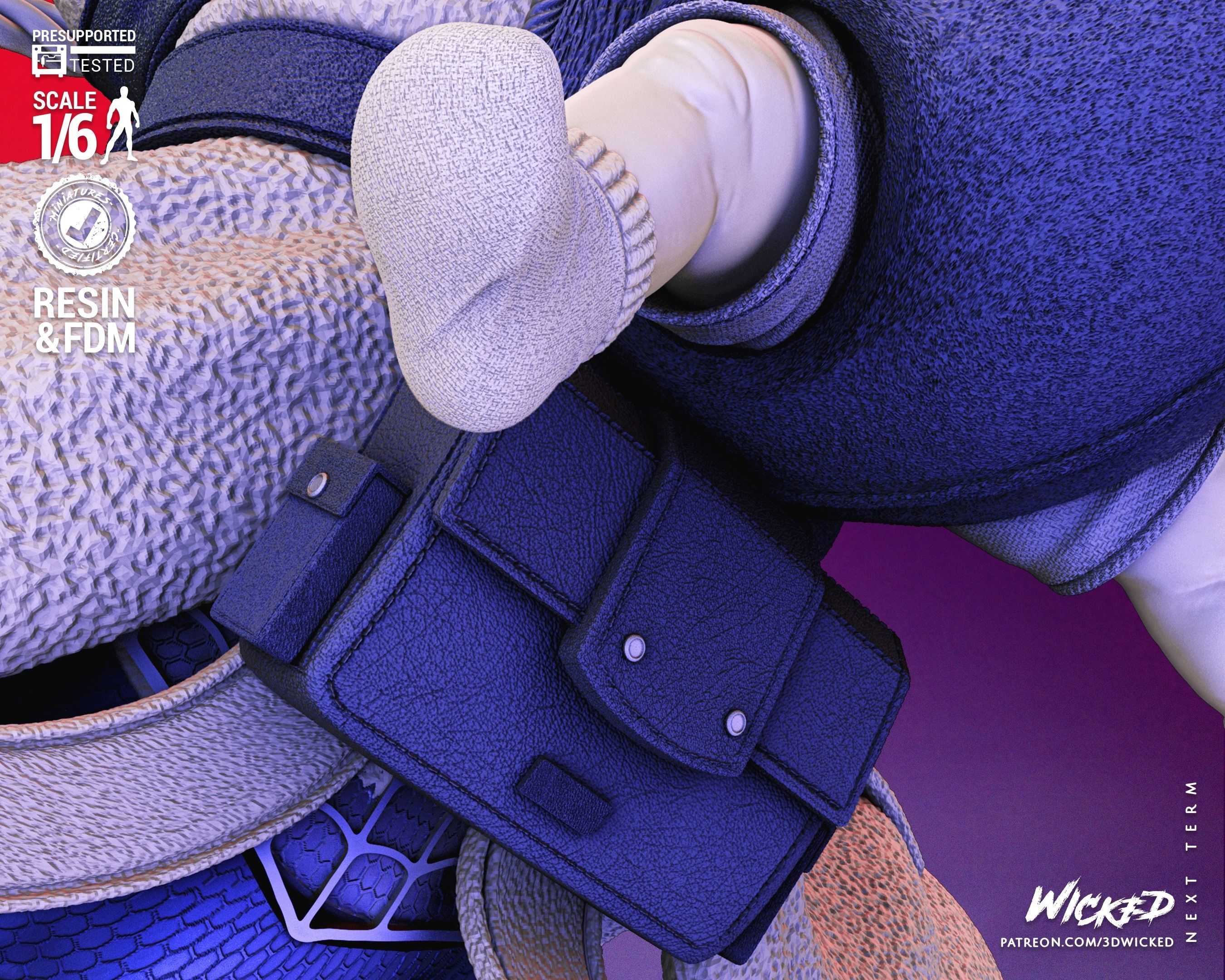 Peter B Parker and Mayday Sculpture Tested for 3D printing 3D print model_62