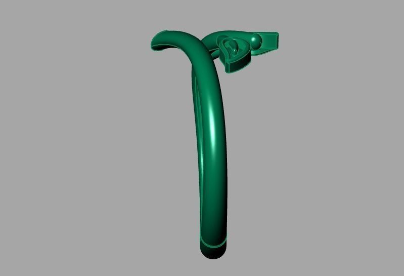 LeafRing 3D print model_13