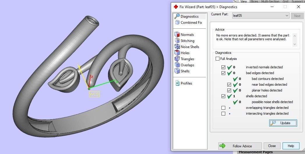 LeafRing 3D print model_7