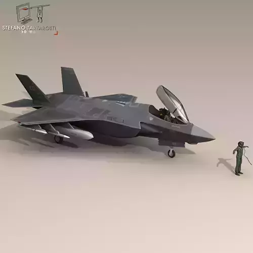 F35A - USAF 3D model