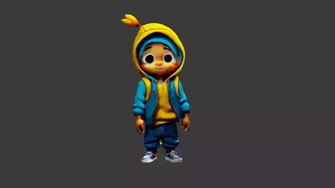 Kid Cartoon Character
